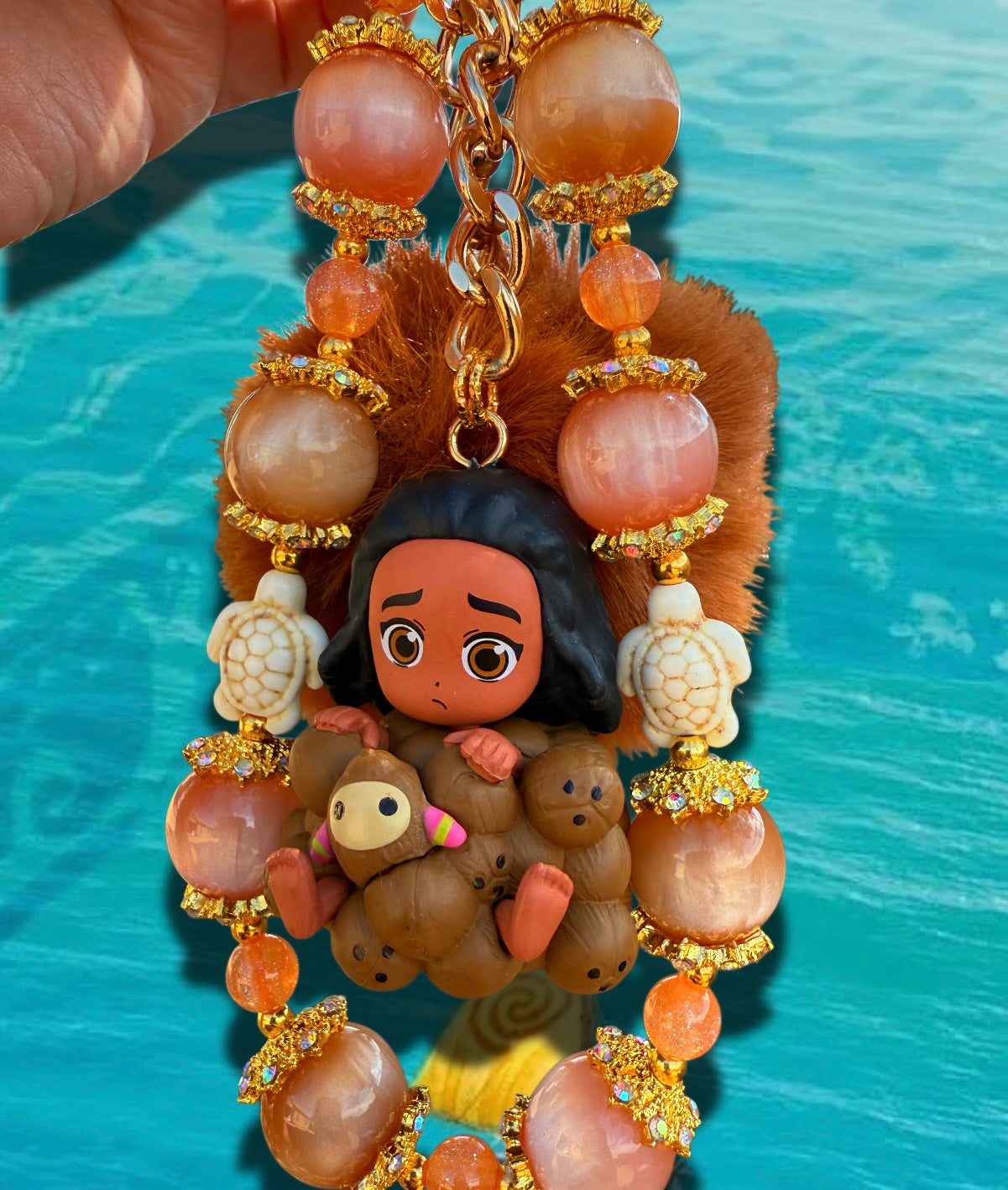 Moana with coconuts charm 💕