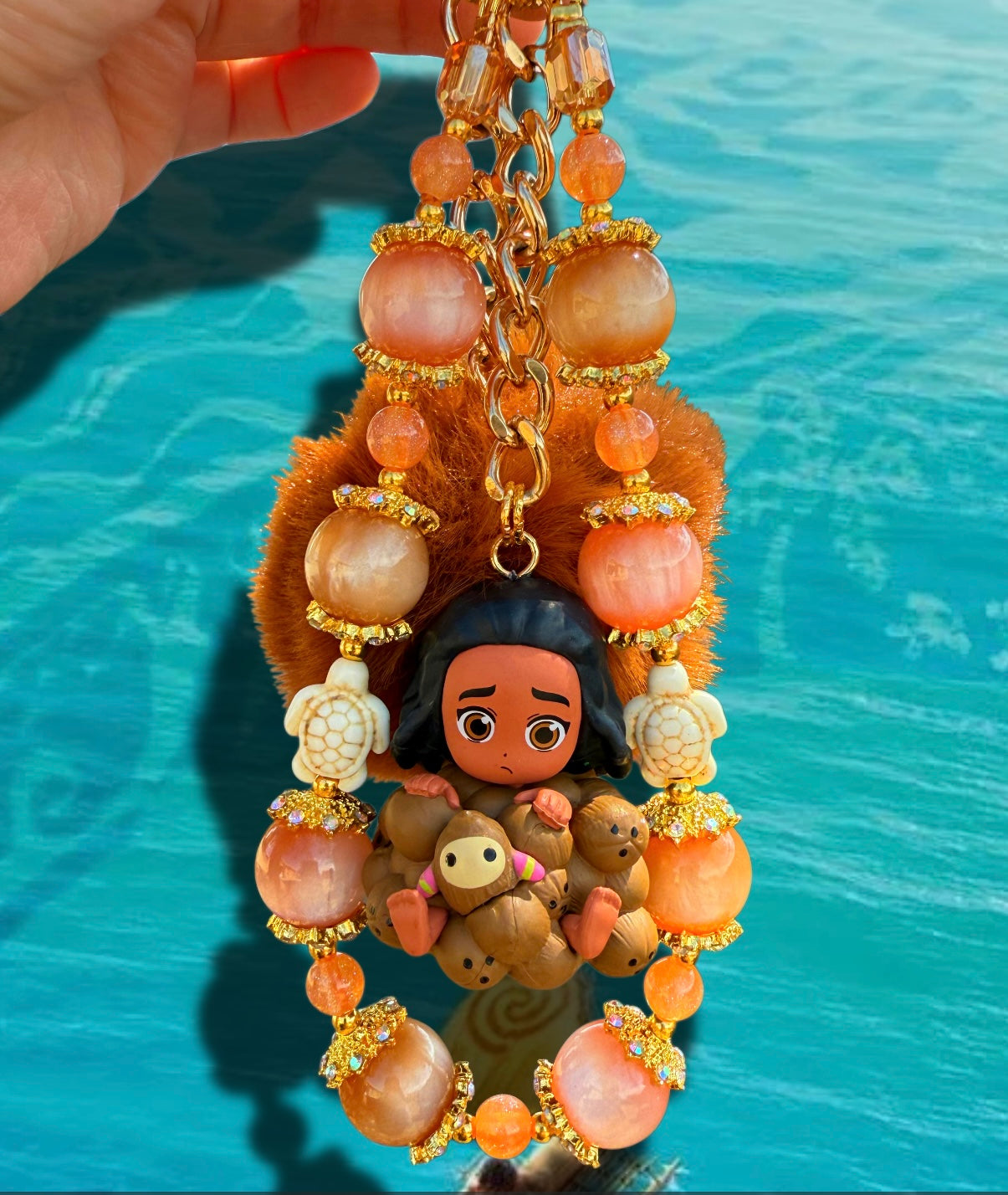 Moana with coconuts charm 💕