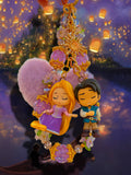 Rapunzel & Flynn charm
