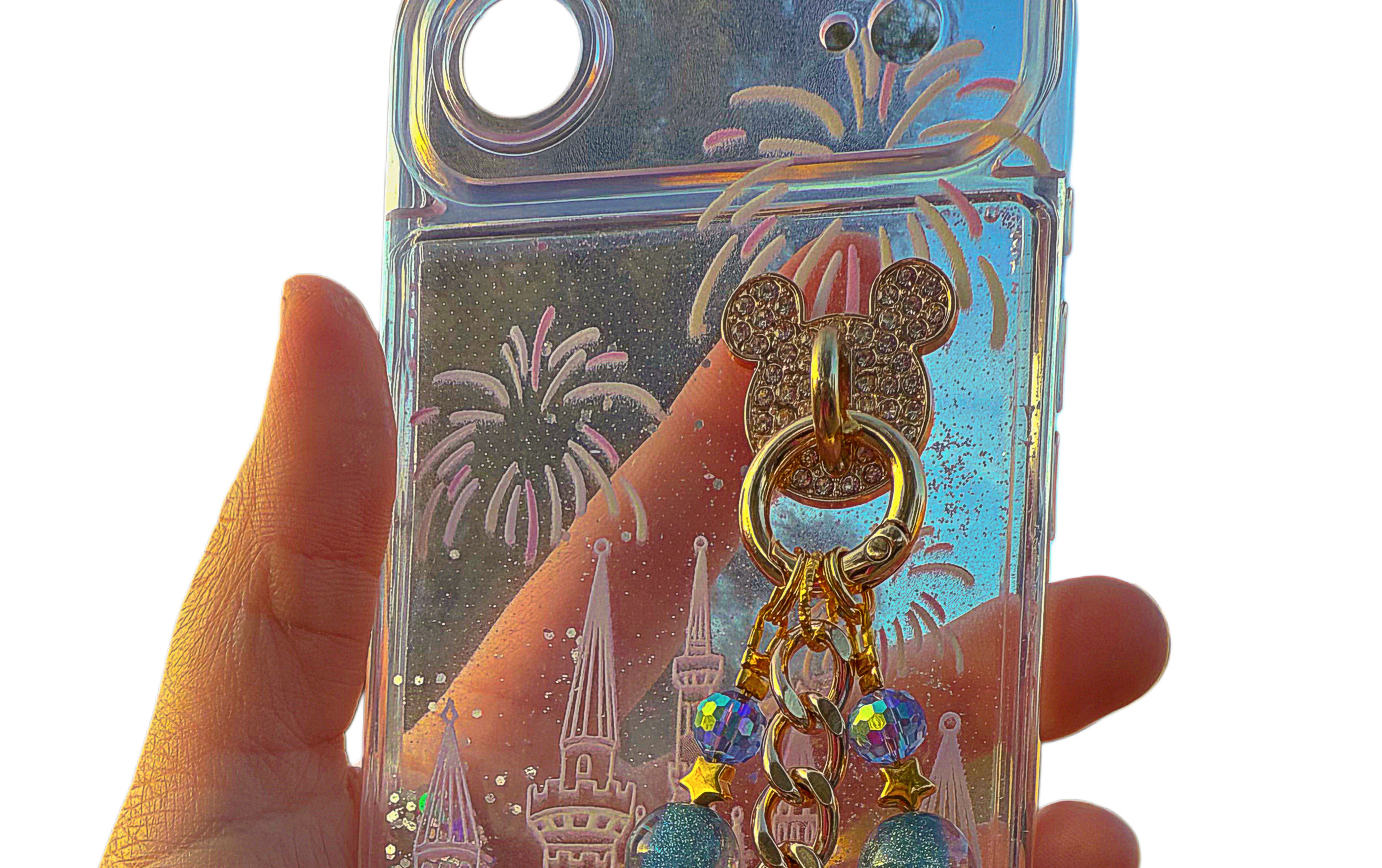Mickey Mouse metal phone rings