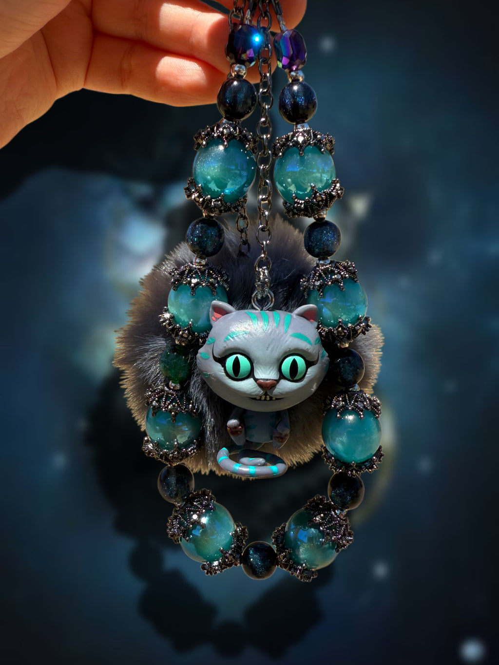 Cheshire Cat charm 🩵✨