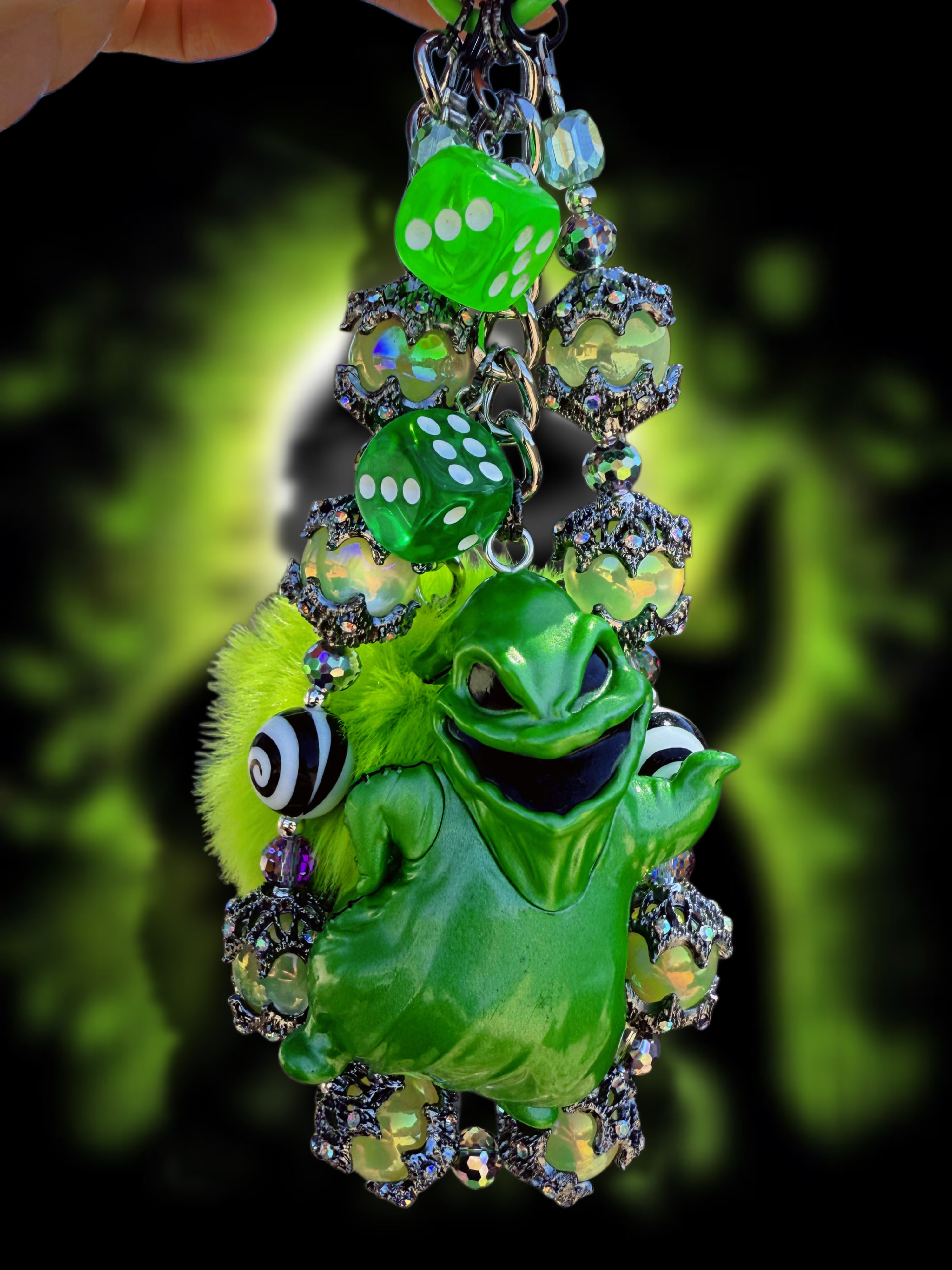 Oogie boogie Metal Fig charm 💚✨