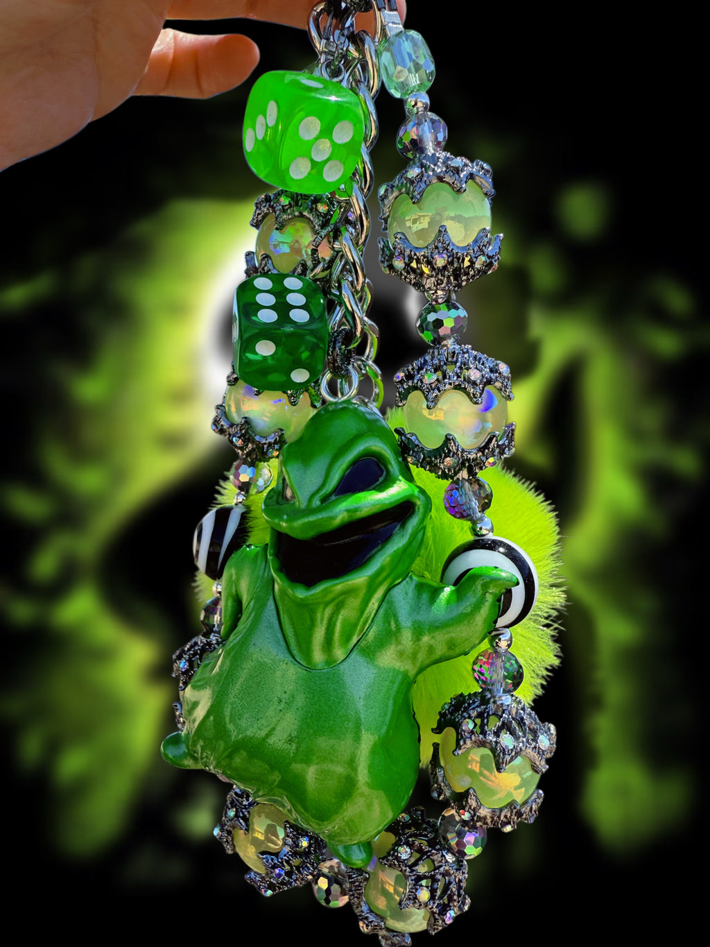Oogie boogie Metal Fig charm 💚✨