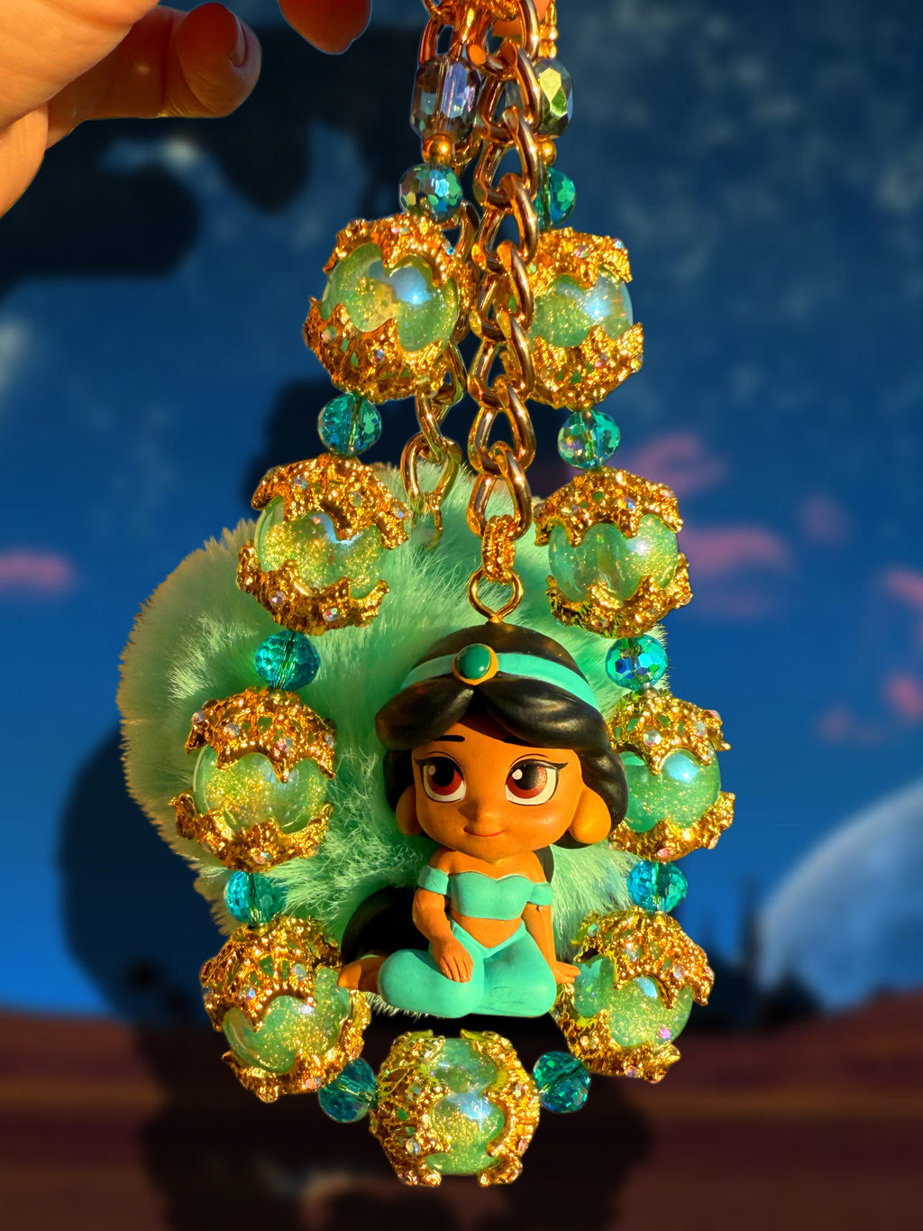 Princess jasmine charm 🩵✨