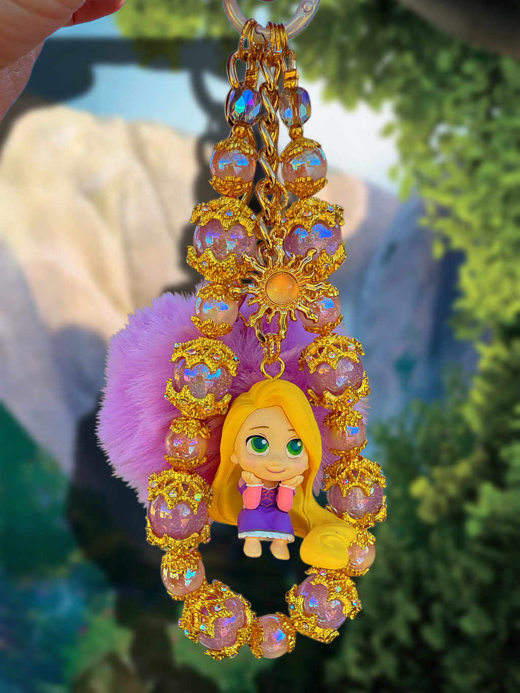 Rapunzel charm 💜