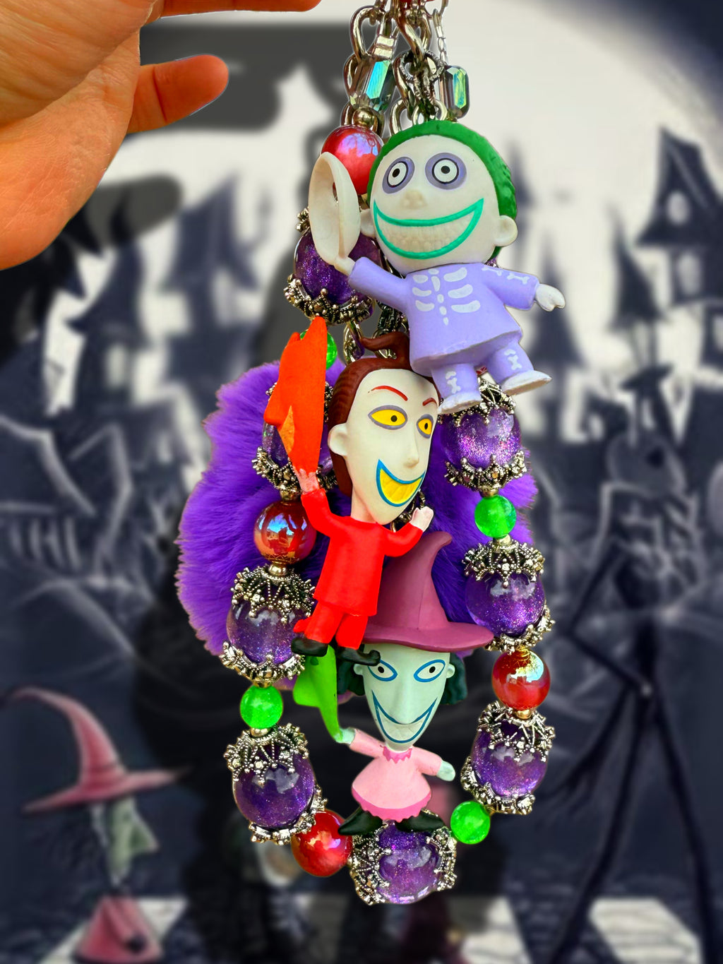 Lock, shock & barrel charm ❤️💜💚