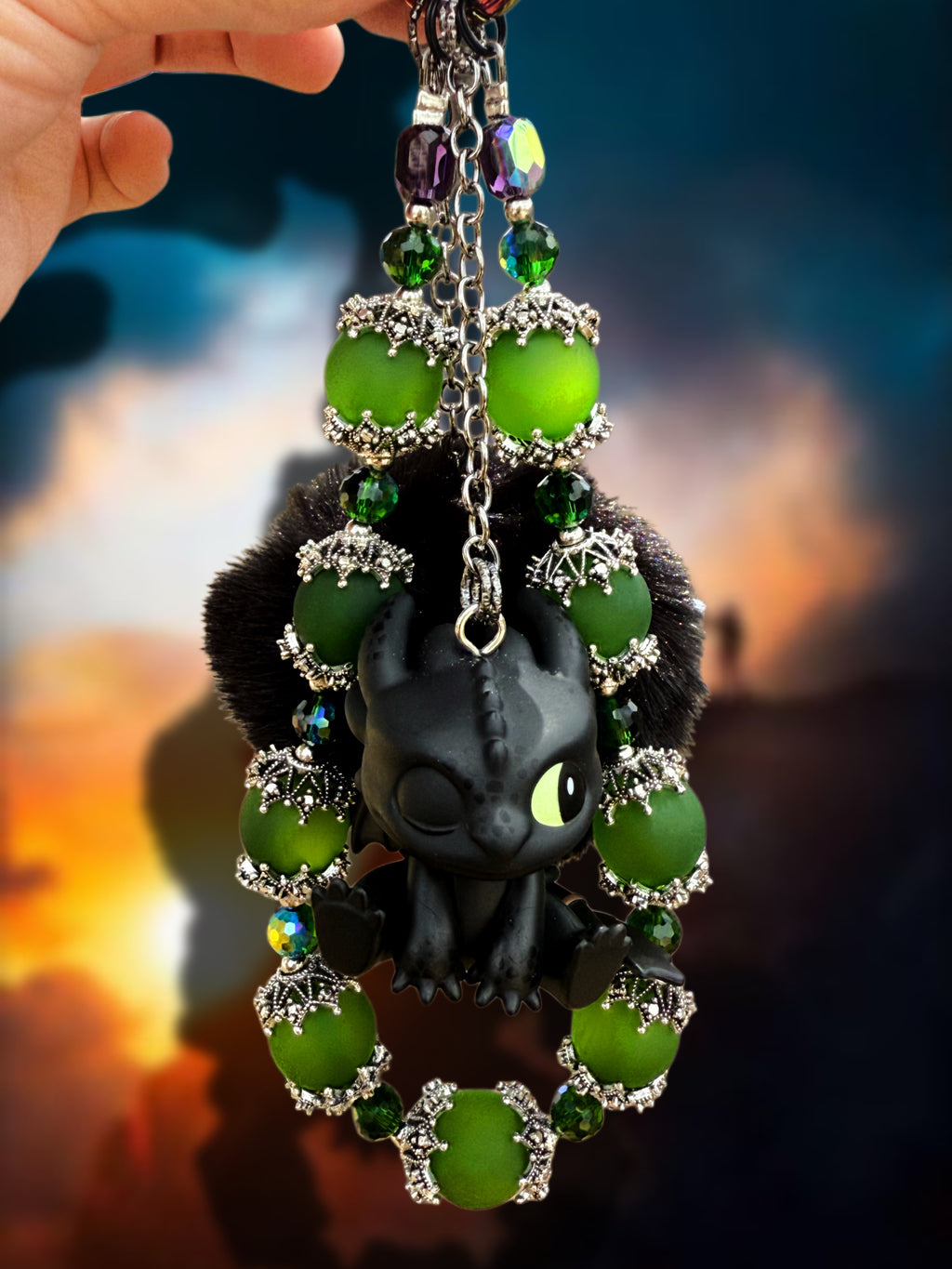 Toothless charm 💚✨