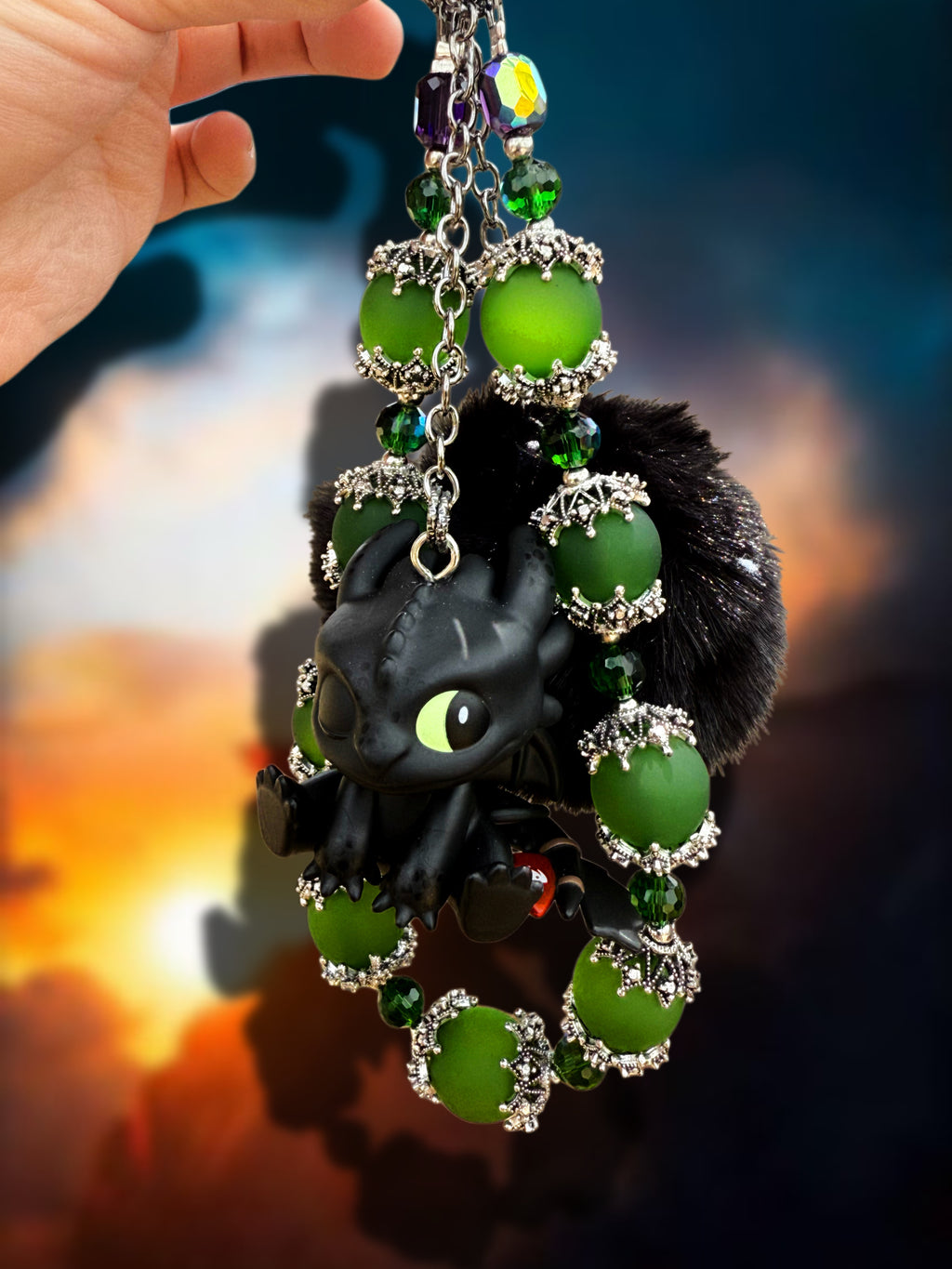 Toothless charm 💚✨