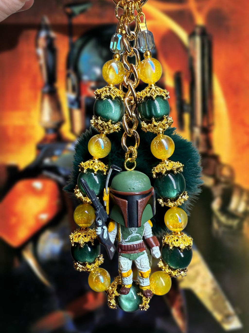 Boba fett charm 💚