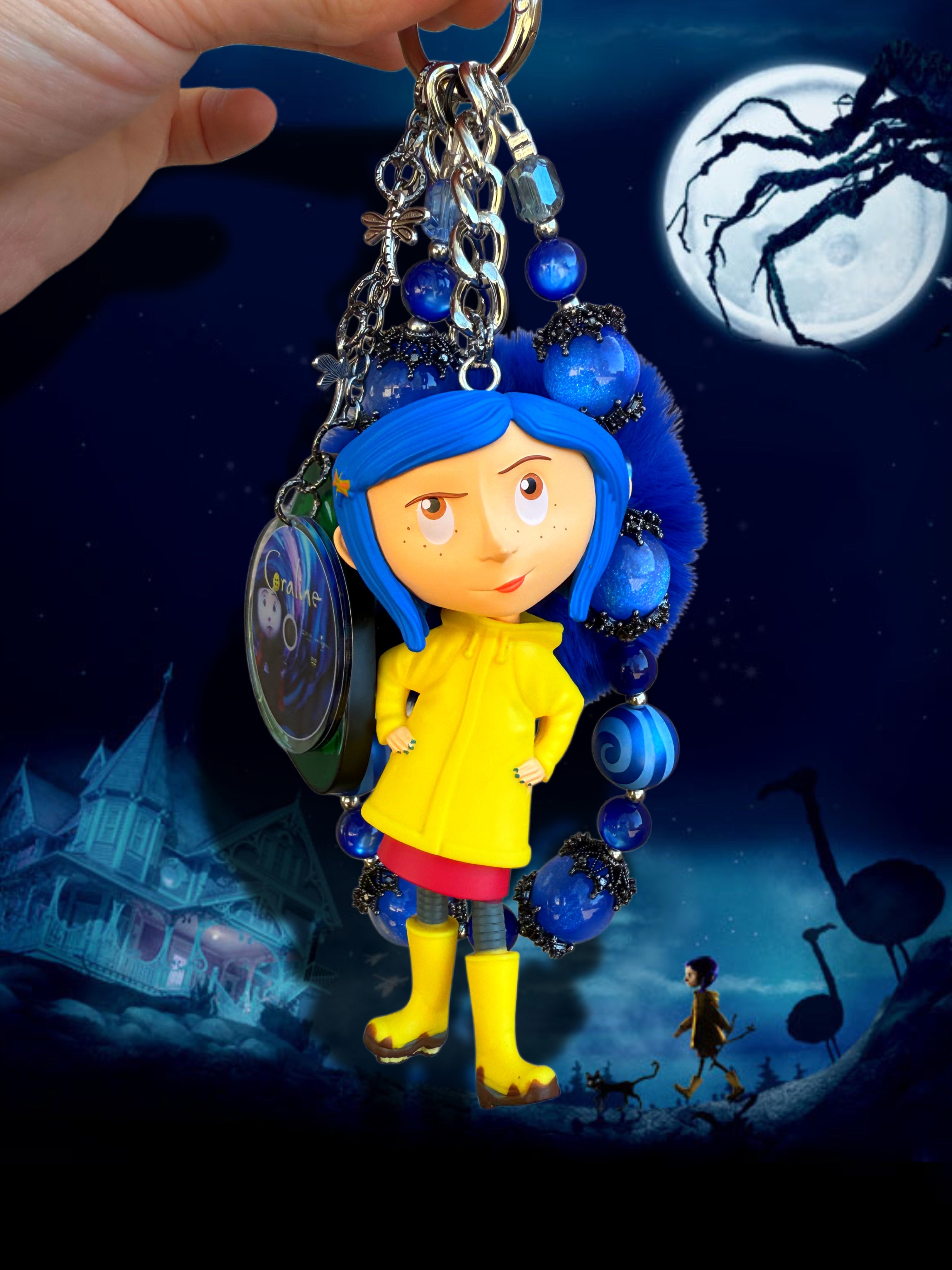 Coraline charm 🌀💙